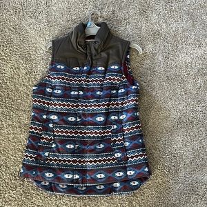 Ariat Aztec Print Vest. Size Medium. Like New!